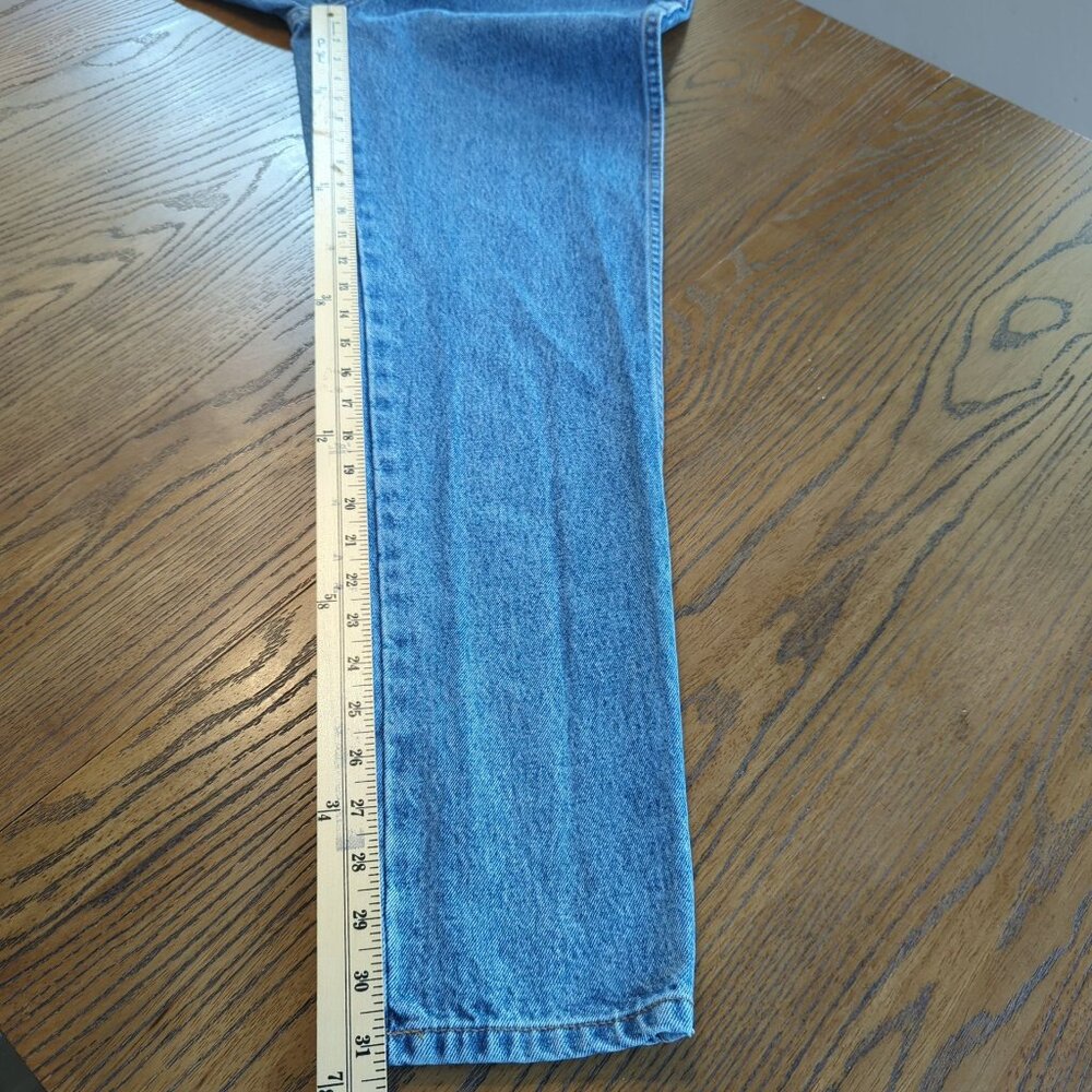 Vintage Nuovo Country Seat Jeans Women 10R High Rise Straight 100% Cotton - Picture 11 of 12